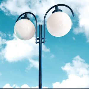 Poste Curvo Duplo para Globo - EI657/2