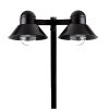 Poste Decorativo Chapéu Duplo Bulbo Led