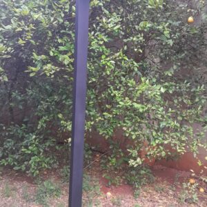 Poste Retangular Decorativo Duplo Led  2X 50W Girafa